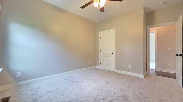 109 Coteswood Ct, Columbia, TN 38401 - unfurnished bedroom with carpet flooring, baseboards, and ceiling fan