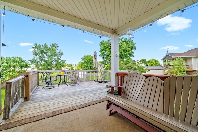3659 Fieldstone Dr, Clarksville, TN 37040 - view of wooden deck