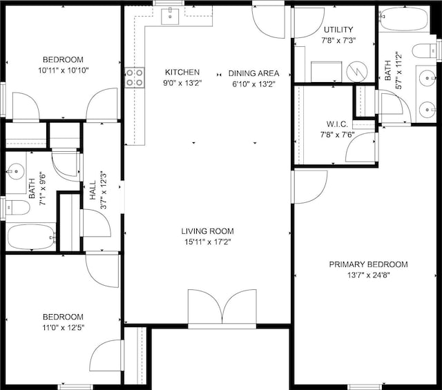 101 Henry Thompson Rd, Taft, TN 38488 - home floor plan