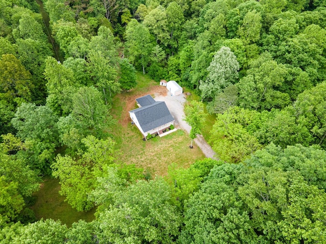 101 Henry Thompson Rd, Taft, TN 38488 - view from above of property featuring a forest