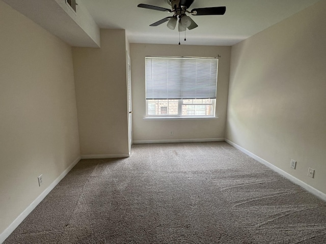 441 Harding Pl Unit D20, Nashville, TN 37211 - carpeted spare room with ceiling fan and baseboards