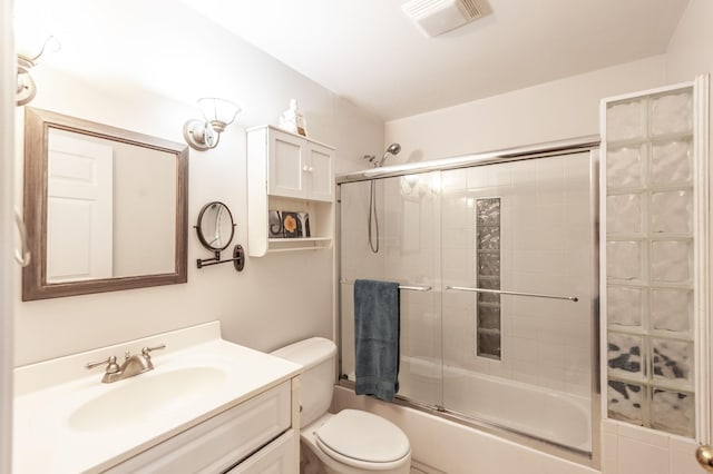 6737 Autumnwood Dr, Nashville, TN 37221 - bathroom featuring enclosed tub / shower combo, toilet, and vanity
