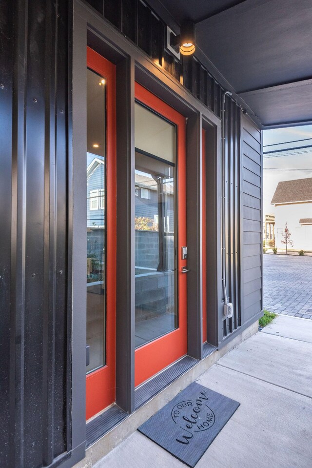 view of property entrance
