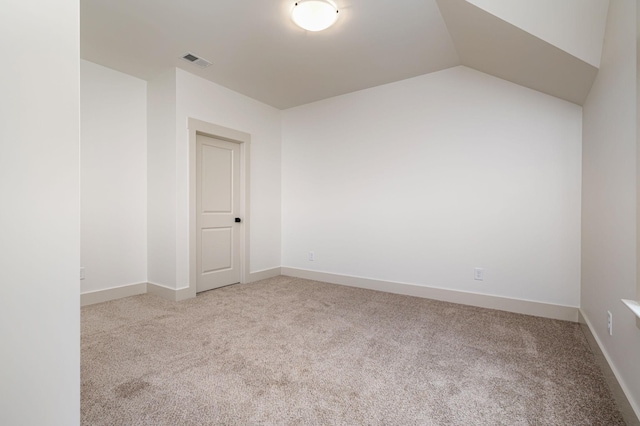 508 Gresham Ln, Murfreesboro, TN 37129 - empty room featuring carpet flooring, lofted ceiling, and baseboards
