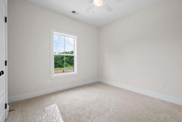 186 Dewberry Ct, Clarksville, TN 37042 - carpeted empty room with ceiling fan and baseboards
