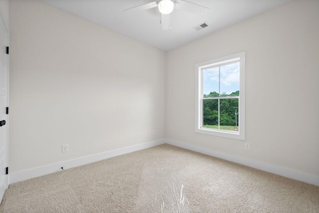 186 Dewberry Ct, Clarksville, TN 37042 - empty room with carpet, a ceiling fan, and baseboards