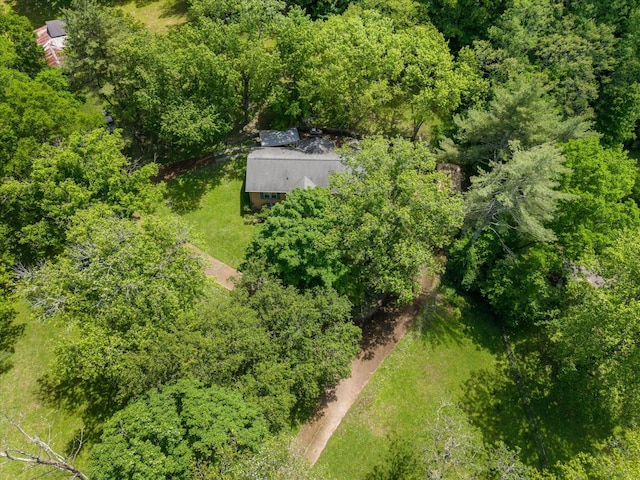 1326 Holly Tree Gap Rd, Brentwood, TN 37027 - aerial view of property and surrounding area with a heavily wooded area