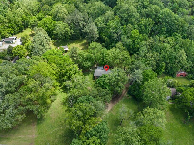1326 Holly Tree Gap Rd, Brentwood, TN 37027 - aerial view of property's location with a heavily wooded area