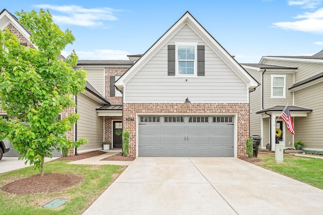 2617 Leawood Ct, Murfreesboro, TN 37128 - traditional-style home with brick siding, concrete driveway, and an attached garage