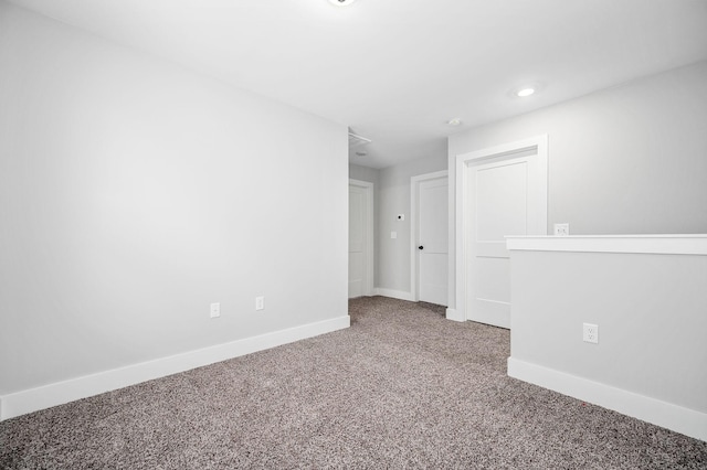 2617 Leawood Ct, Murfreesboro, TN 37128 - spare room with carpet flooring, baseboards, and recessed lighting
