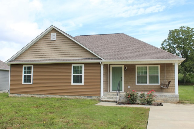 430 Gobble St, Lawrenceburg, TN 38464 - view of front of property with roof with shingles and a front yard