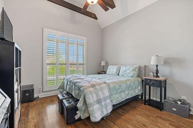 503 Carriage Ln, Lebanon, TN 37087 - bedroom with wood finished floors, baseboards, and a ceiling fan