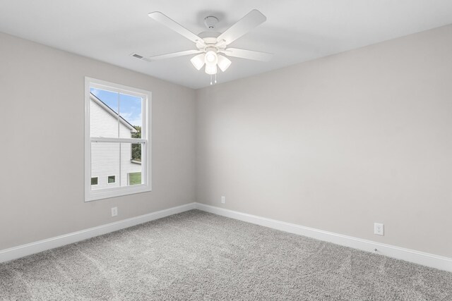 373 Galway Dr, Clarksville, TN 37042 - spare room with carpet, baseboards, and ceiling fan