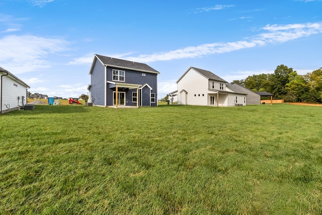 373 Galway Dr, Clarksville, TN 37042 - rear view of house featuring a yard and cooling unit