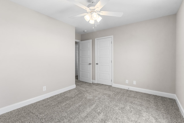 373 Galway Dr, Clarksville, TN 37042 - unfurnished bedroom featuring carpet flooring, baseboards, and a ceiling fan