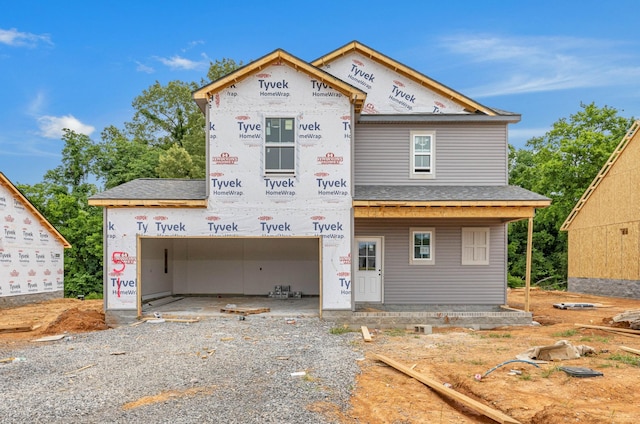 373 Galway Dr, Clarksville, TN 37042 - property under construction with a garage and a shingled roof