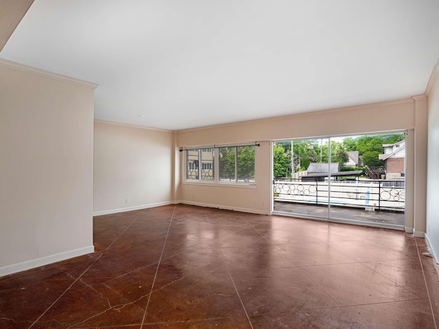 4200 W End Ave Unit 203, Nashville, TN 37205 - spare room with crown molding and baseboards