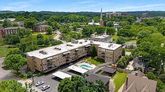 4200 W End Ave Unit 203, Nashville, TN 37205 - drone / aerial view of a pool area