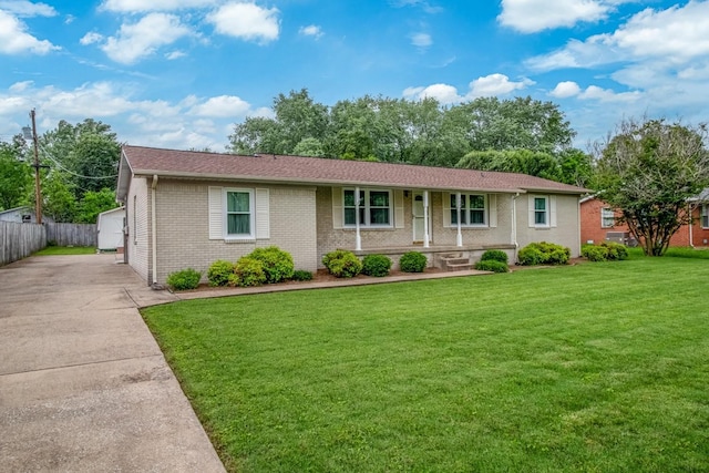 3008 Mcintire Dr, Columbia, TN 38401 - single story home with covered porch, brick siding, and a shingled roof