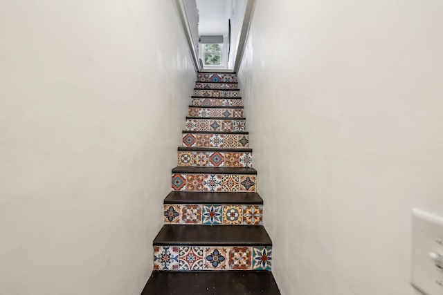 view of staircase