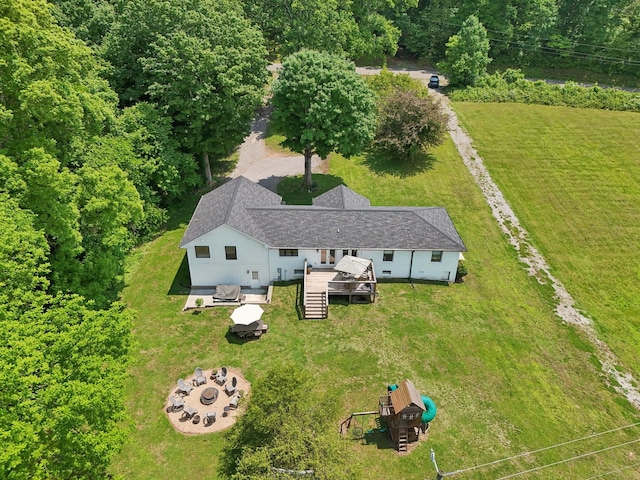 4151 Sadlersville Rd, Adams, TN 37010 - aerial view of property and surrounding area