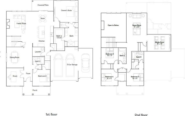 4716 Cresto Loop, Murfreesboro, TN 37128 - floor plan / room layout