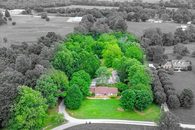 aerial view of property and surrounding area