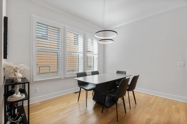 1541 Battlefield Dr Unit A, Nashville, TN 37215 - dining room with light wood-style floors, healthy amount of natural light, baseboards, and crown molding