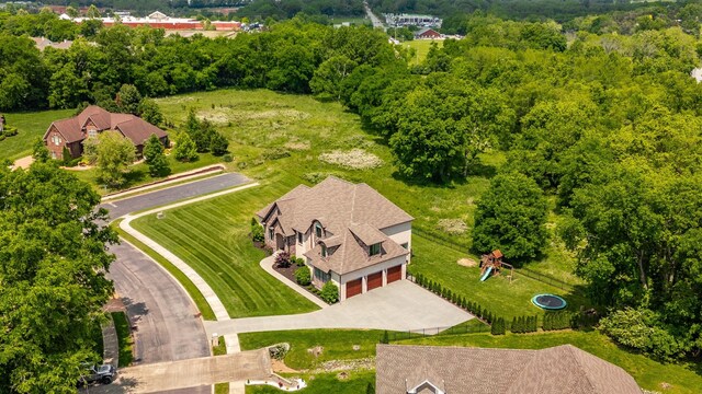drone / aerial view