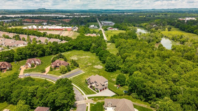 aerial perspective of suburban area