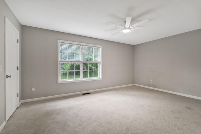 123 Eastdale Ln, Dickson, TN 37055 - spare room with carpet flooring, baseboards, and ceiling fan
