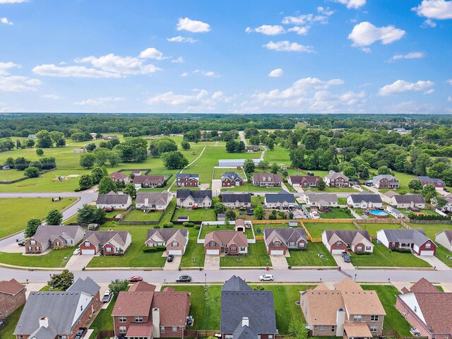 1172 Country Fields Ln, Clarksville, TN 37040 - aerial view of residential area featuring a tree filled landscape