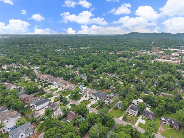 1501 Woodmont Blvd Unit B, Nashville, TN 37215 - aerial view of residential area featuring a heavily wooded area