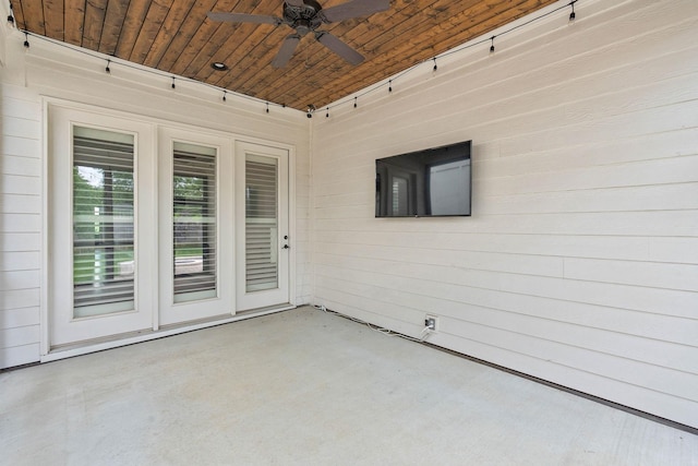 1501 Woodmont Blvd Unit B, Nashville, TN 37215 - view of patio with ceiling fan