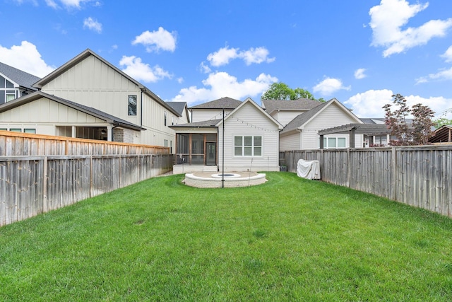 1501 Woodmont Blvd Unit B, Nashville, TN 37215 - rear view of house with a sunroom and a patio area