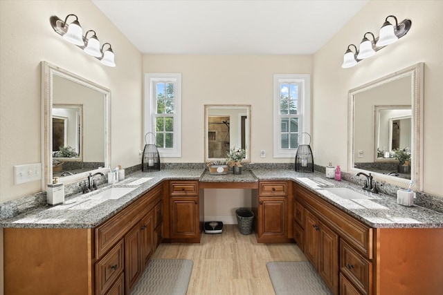 5004 Curtis Way, Cookeville, TN 38506 - bathroom with wood finished floors and vanity