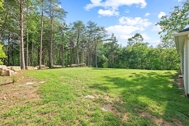 5004 Curtis Way, Cookeville, TN 38506 - view of grassy yard featuring a wooded view