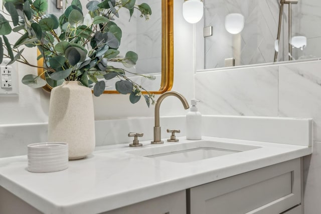 bathroom view of vanity