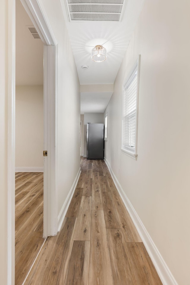 1607 Wheless St, Nashville, TN 37208 - hallway featuring hardwood / wood-style floors and baseboards