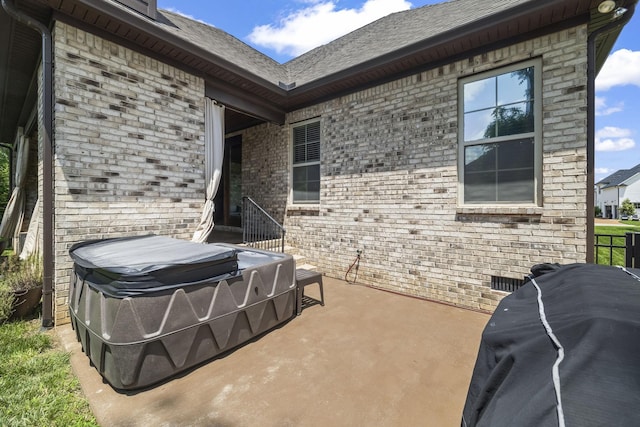 2979 Stewart Campbell Pt, Spring Hill, TN 37174 - view of patio featuring a hot tub