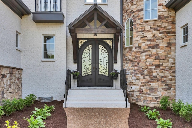 1477 S Harpeth Rd, Kingston Springs, TN 37082 - doorway to property featuring french doors