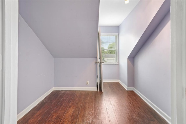 1306 Cason Trl, Murfreesboro, TN 37128 - bonus room featuring hardwood / wood-style floors, baseboards, and lofted ceiling