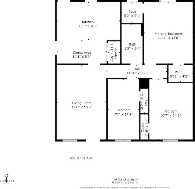 202 Jenna Ave, Oak Grove, KY 42262 - floor plan / room layout
