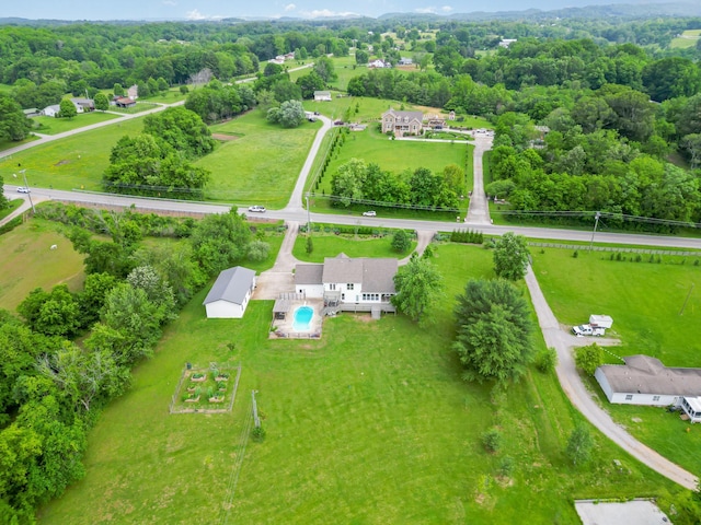 4851 Bethesda Duplex Rd, College Grove, TN 37046 - aerial view of a pool area