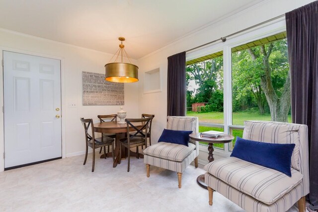 1006 Kirkwood Ave, Murfreesboro, TN 37130 - dining room featuring ornamental molding and baseboards