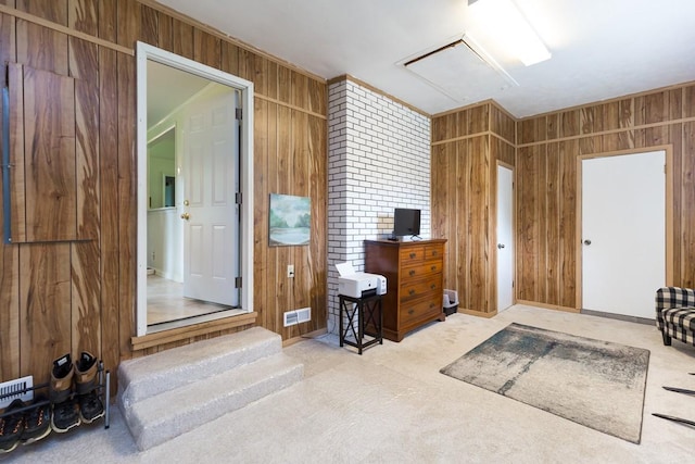 1006 Kirkwood Ave, Murfreesboro, TN 37130 - interior space with wood walls