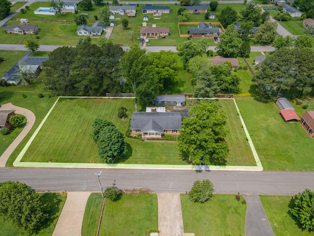 1205 Parker Dr, Pulaski, TN 38478 - aerial view of residential area with property boundaries highlighted
