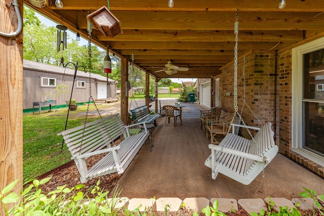1205 Parker Dr, Pulaski, TN 38478 - view of patio / terrace