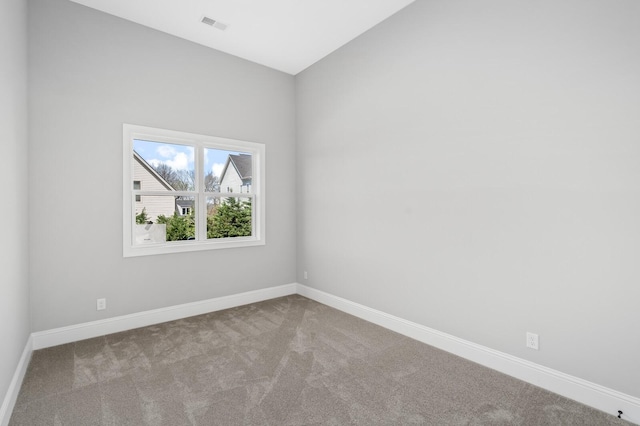 129 Barlow Dr, Franklin, TN 37064 - carpeted spare room featuring baseboards and lofted ceiling