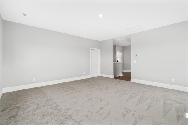 129 Barlow Dr, Franklin, TN 37064 - empty room featuring carpet, baseboards, and recessed lighting